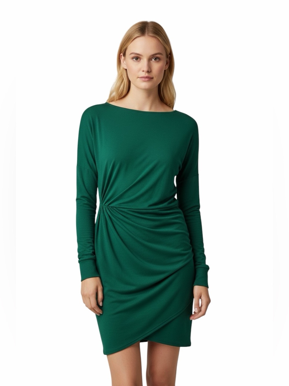 Daily Practice by Anthropologie Long Sleeve Asymmetrical Dress.